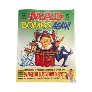 Mad Magazine Winter 1988 Super Special "Bombs Again!" Featuring Spy Vs. Spy Humo
